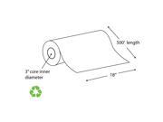 18 x 500 20 Recycled Paper Wide Format Roll Taped Carton of 4 Rolls