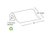 30 x 650 20 Recycled Paper Wide Format Roll Carton of 2 Rolls