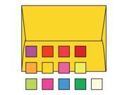 A 7 Announcement Envelopes 5 1 4 x 7 1 4 24 Recycled Brightly Colored Yellow Square Flaps Down Box of 500