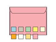 Open Side Booklet Envelopes 6 x 9 24 Recycled Pink Pastel Acid Free Side Seams Box of 500