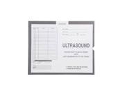 Ultrasound Gray Category Insert Jackets System II Open End 10 1 2 x 12 1 2 Carton of 250