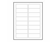 Laser Label Sheet 3 1 2 x 1 1 4 Laser Finish Flat Sheet and Pre Die Cut Labels Box of 100