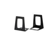 Re Solution Black Book Ends 100% Recycled Plastic Set Of 2 Pieces Box of 1 Set