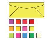 9 Regular Envelopes 3 7 8 x 8 7 8 24 Brightly Colored Lemon Acid Free Diagonal Seam No Window Box of 500