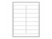 Laser Label Sheet 4 x 1 1 3 Laser Finish Flat Sheet and Pre Die Cut Labels Box of 100