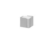 Re Solution Grey Memo Cube with 700 Recycled Sheets 100% Post Consumer Recycled Plastic Box of 1