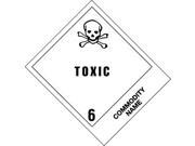 4 x 4 3 4 Toxic Pesticides Solid Toxic N.O.S. UN2588 Labels 500 per Roll