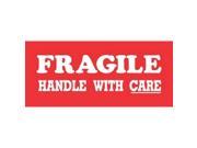 1 1 2 x 4 Fragile Handle With Care Labels 500 per Roll