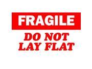 3 x 5 Fragile Do Not Lay Flat Labels 500 per Roll
