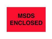 3 x 5 MSDS Enclosed Labels 500 per Roll