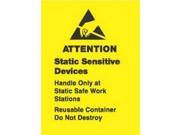 1 3 4 x 2 1 2 Attention Static Sensitive Labels 500 per Roll
