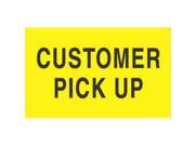 3 x 5 Customer Pick Up Labels 500 per Roll