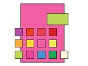 Business Card Stock 8 1 2 x 11 65 Brightly Colored Pink Acid Free Box of 250
