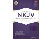 The Holy Bible New King James Version Purple Leathertouch Holman Personal Size Reference Bible