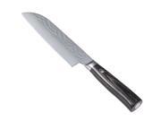 hecef 7Inch Santoku Knife 5MoV15 Stainless Steel Forged Steel Closer Hardness To Damascus Knife With HRC 58 62