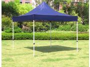 Cloud Mountain 10 x 10 Feet Outdoor Easy Pop Up Gazebo Portable Shade Instant Folding Canopy Tent with Roller Bag Royal Blue