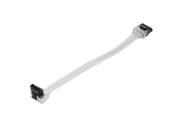 6 inch SATA3 SATA III 6Gb s Serial ATA DATA cable w latch Locking 90 Degree to 180 Degree for Hard Drive Disk HDD SSD Silver
