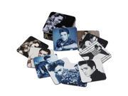 Elvis 10 pc Coaster Set with Tin by Vandor