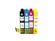 Compatible for Epson 125 4 Pack Black Cyan Magenta Yellow Ink Cartridge for Epson Stylus NX125 NX127 NX130 NX230 NX420 NX530 NX625 Workforce 320 323 325 520
