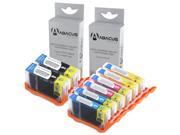8-PACK Ink Cartridges (w/chip) for Canon PIXMA MX700 Printer 8-PACK Ink Cartridges (w/chip) for Canon PIXMA MX700 Printer