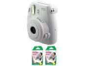 Fujifilm FU64-MINI8WK40 INSTAX MINI 8 Camera and Film Kit with 40 Exposures (White)