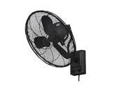 bentley iii 22  oscillating wall fan - natural iron (am183w-ni)