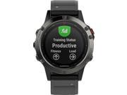 Garmin - fnix 5 Smartwatch 47mm Fiber-Reinforced Polymer - Slate Gray with ...