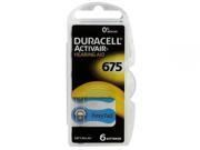 EAN 4043752153750 product image for Duracell EasyTab 675 Zinc Air Hearing Aid Batteries - 600mAh  - 6 Piece Retail P | upcitemdb.com