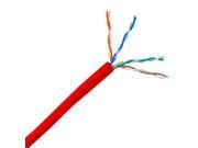 NETCNA 1000ft, Plenum Red Solid Cat6 Bulk Cable, UTP, CMP, 23 AWG NETCNA 1000ft, Plenum Red Solid Cat6 Bulk Cable, UTP, CMP, 23 AWG