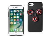 Reiko iPhone 8/ 7 Case With Led Fidget Spinner Clip On In Black