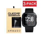 3-Pack MagicGuardz For Fitbit Versa Tempered Glass Screen Protector Saver