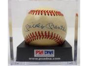 Mickey Mantle Signed Official American League Baseball PSA AC04224