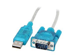 StarTech Model ICUSB232SM3 3 ft. USB to RS232 DB9 Serial Adapter Cable M-M
