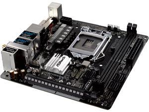 ASRock H270M-ITX/ac LGA 1151 Intel H270 HDMI SATA 6Gb/s USB 3.1 Mini ITX Motherboards - Intel