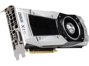 EVGA GeForce GTX 1080 FE DirectX 12 08G-P4-6180-KR 8GB 256-Bit GDDR5X PCI Express 3.0 HDCP Ready SLI Support Video Card FOUNDERS EDITION
