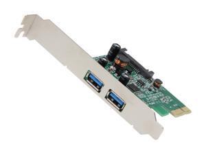 SYBA USB 3.0 PCI-Express 2-port SATA Powered Controller Card Model SY-PEX20124