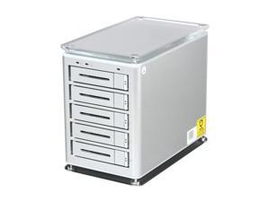 SANS DIGITAL TowerSTOR TS5CT 0, 1, 10, 3, 5, Clone (N-way Mirror) with Hot Spare, and JBOD 5 x Hot-Swappable 3.5" Drive Bays Firewire 800 (1394b), USB 2.0  and eSATA 5 Bay SATA to USB2.0 / eSATA / Fir