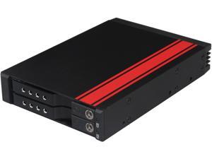 iStarUSA BPN-2535DE-SA 3.5" to 2 x 2.5" SATA 6 Gbps HDD SSD Hot-swap Rack