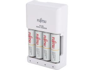 Fujitsu AA 2000 mAh 2100 Cycles Ni-MH Pre-Charged Rechargeable Batteries 12-Pack +  Fujitsu Smart Cut-Off Advance Individual ...