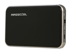 MASSCOOL UHB-2221SD 2.5" Black IDE & SATA I/II USB 2.0 mini B Female External Enclosure