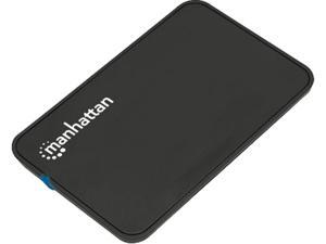 MANHATTAN 130042 2.5" Black SATA USB 2.0 External Drive Enclosure