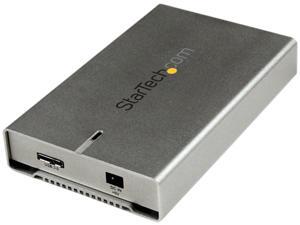 StarTech S2510SM12U33 2.5" External Hard Drive Enclosure - Supports UASP - Aluminum - Height up to 12.5mm - USB 3.0 SSD/HDD Enclosure