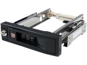 StarTech.com 5.25in Trayless Hot Swap Mobile Rack for 3.5in Hard Drive - Internal SATA Backplane Enclosure (HSB100SATBK)