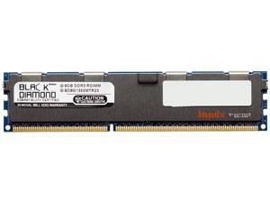 Black Diamond Memory 8GB 240-Pin DDR3 SDRAM ECC Registered DDR3 1333 (PC3 10600) Server Memory Model BD8G1333MTR23