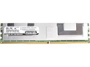 Black Diamond Memory 64GB 288-Pin DDR4 SDRAM ECC Registered DDR4 2133 (PC4 17000) Server Memory Model BD64G2133MQR96