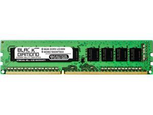 Black Diamond Memory 8GB 240-Pin DDR3 SDRAM ECC Unbuffered DDR3 1600 (PC3 12800) Server Memory Model BD8G1600MTE22