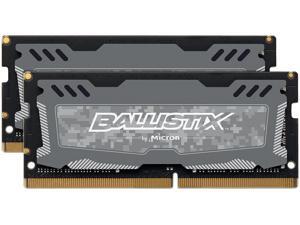 Ballistix Sport LT 16GB Kit (8GBx2) DDR4 2400 MT/s (PC4-19200) SODIMM 260-Pin Memory - BLS2K8G4S240FSD