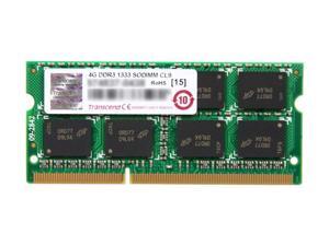 Transcend 4GB 204-Pin DDR3 SO-DIMM DDR3 1333 Laptop Memory Model JM1333KSN-4G