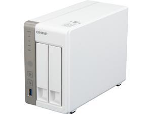QNAP TS-251-US Diskless System 2-Bay Personal Cloud NAS with HDMI output. DLNA, AirPlay and PLEX Support ntel 2.41GHz Dual Core CPU with Media Transcoding