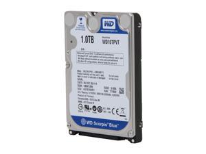 WD Scorpio Blue WD10TPVT 1TB 5200 RPM 8MB Cache SATA 3.0Gb/s 2.5" Internal Hard Drive Bare Drive
